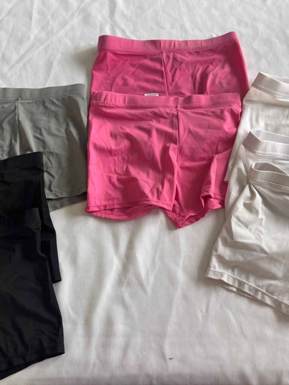 Girls  Active Shorts - Comfortable Stretch play shorts under dress shorts 7/8